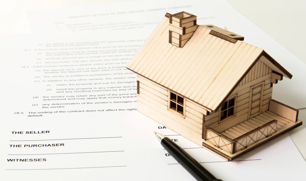 The paperwork of a property buying company in Brooklyn, NY